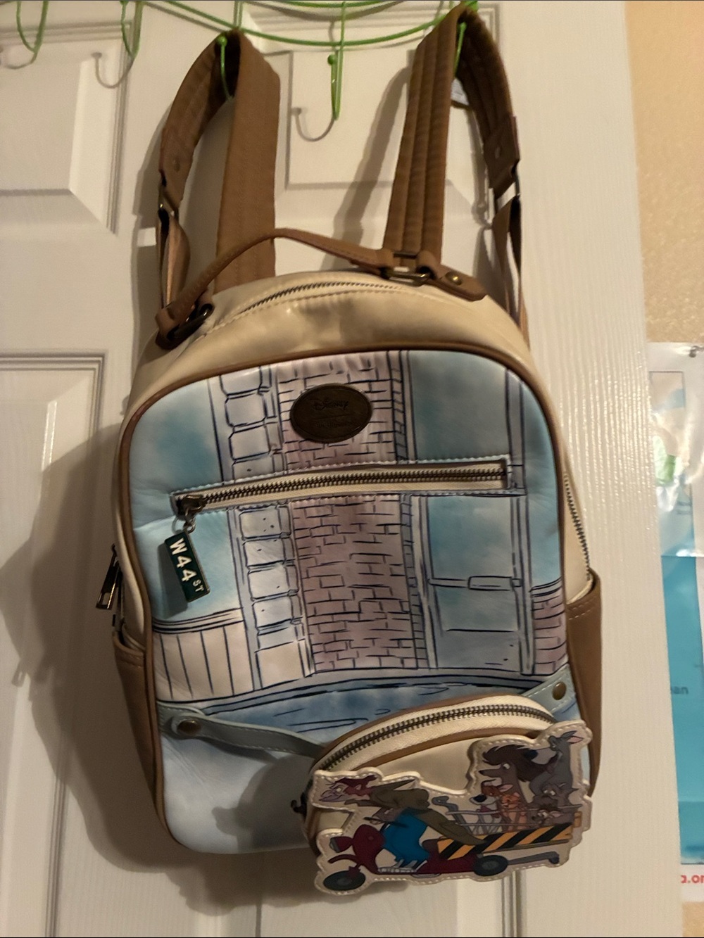 DISNEY ALL DOGS GO TO HEAVEN Backpack + matching wallet